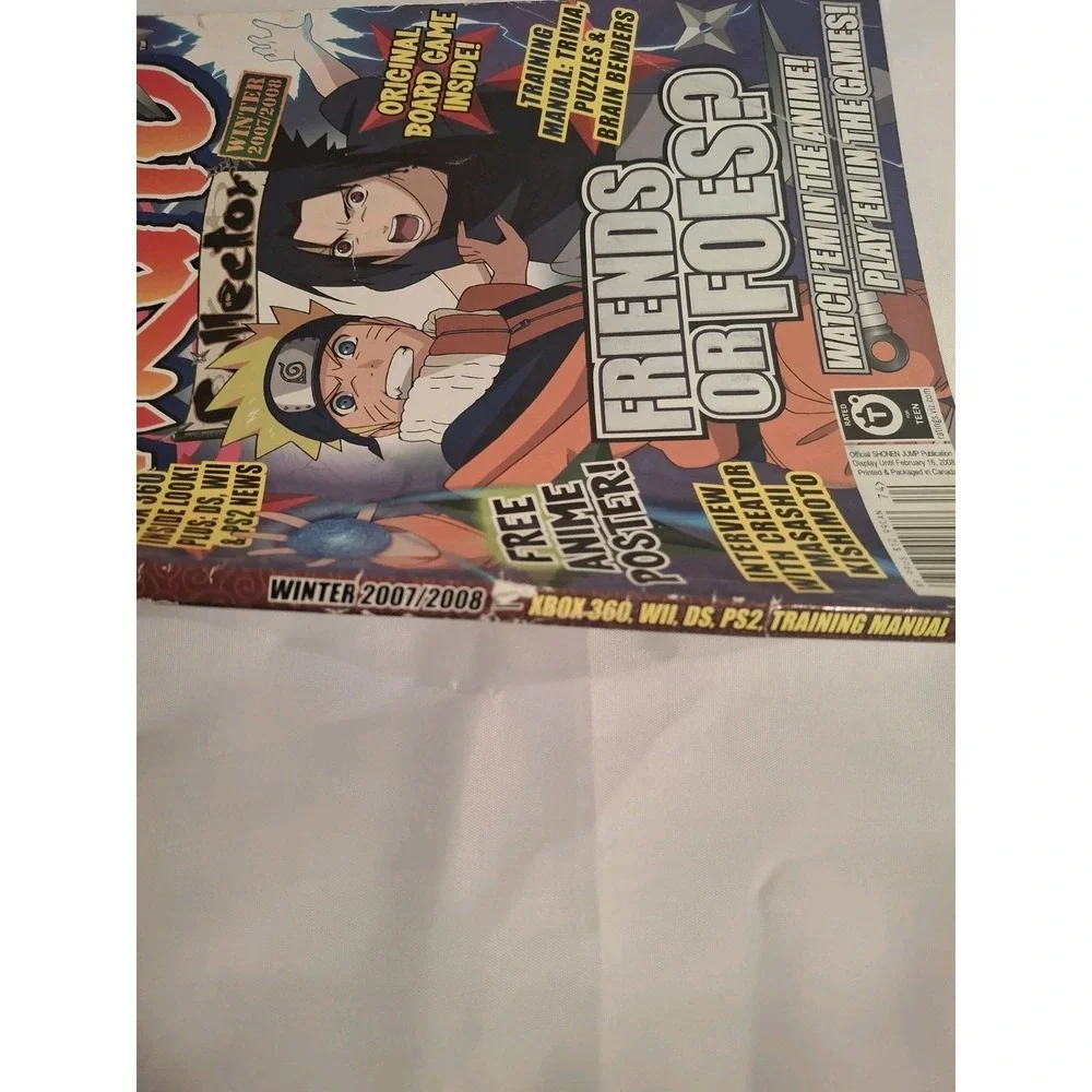 Naruto Collector Magazine Winter 2008/2009 Shonen Jump Comic Issue Anime NO CARD